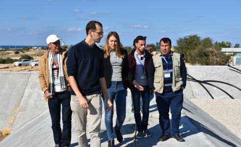 اتحاد لجان العمل الزراعي يستقبل وفد من مؤسسة التعاون الايطالي بغزة