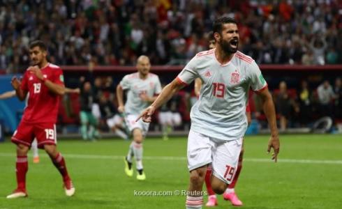 اسبانيا تتفوق على إيران بالحظ في مونديال روسيا 