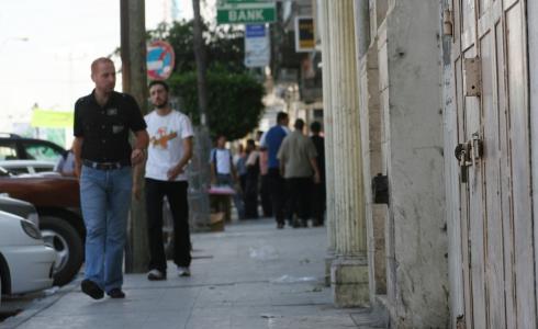 اضراب شامل في الاراضي الفلسطينية