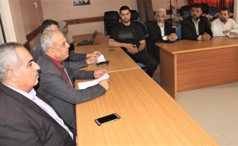 تعليم رفح يجتمع بالمشرفين التربويين