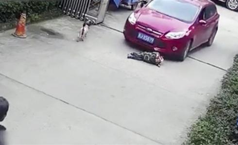 مواطن يدهس حفيده الطفل في قلقيلية -توضيحية-