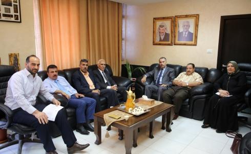 اللواء منصور يستقبل وكيل وزارة الأوقاف