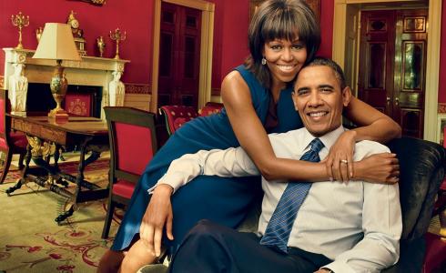 باراك اوباما وزوجته