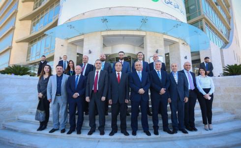 الامين العام للاتحاد الدولي للاتصالات يزور مجموعة الاتصالات الفلسطينية