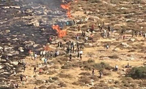 حرائق في طوباس