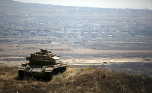 دبابة إسرائيلية في الجولان