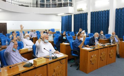 خلال جلسة المجلس التشريعي في غزة اليوم