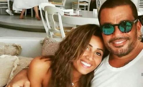 دينا الشربيني وعمرو دياب