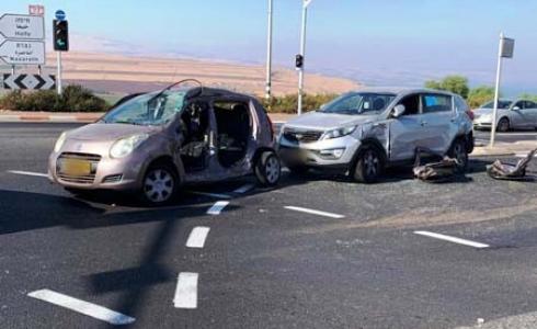 مكان الحادث عند مفترق بوريا