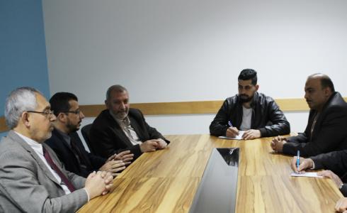 مستشفى حمد و الوفاء يبحثان التعاون الطبي في غزة اليوم