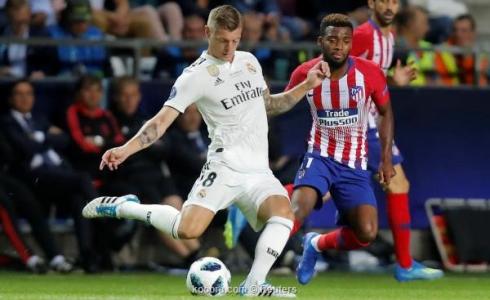 أتلتيكو مدريد يهزم الريال برباعية ويفوز بالسوبر الأوروبي