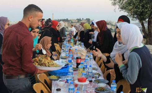 افطار جماعي لملتقى اهالي القدس في نادي القدس