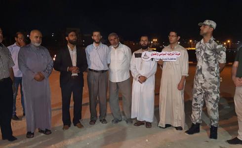النائب المصري يتفقد الأجهزة الأمنية في محافظة شمال غزة