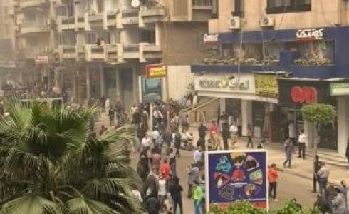 جانب من الانفجار 