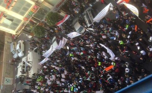 مظاهرات في الخليل احتجاجًا على قانون الضمان الاجتماعي