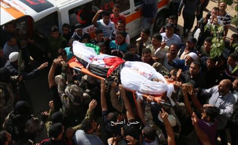 تشييع شهيد في غزة