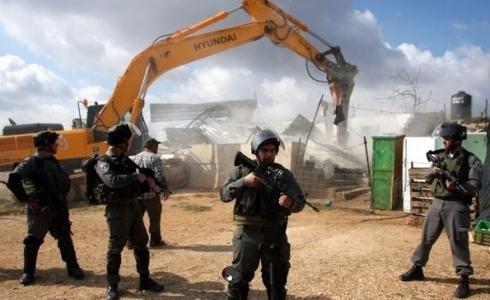 جرافات الاحتلال في كفر قاسم 