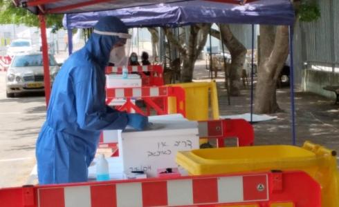 محطة فحص كورونا في كوكب أبو الهيجاء قبل أيام