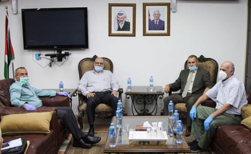 أبو الرب يبحث مع شركة انترميد تزويد مستشفى الرازي بمعدات طبية