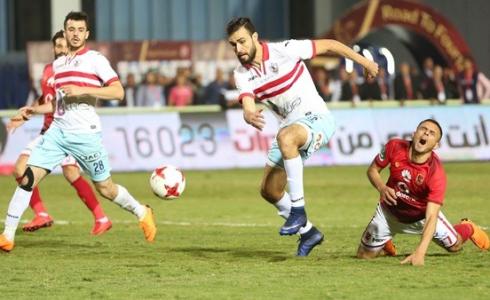 لقطة من احدى مباريات الدوري المصري