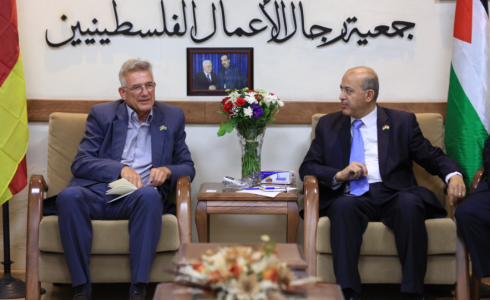 جمعية رجال الأعمال مع السفير الألماني 