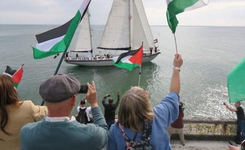 نشطاء دوليين متضامنين مع غزة