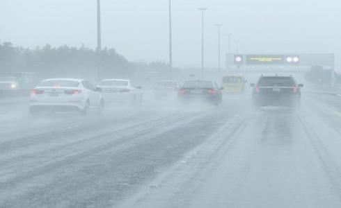 الكويت تشهد هطولُا كثيفُا للأمطار