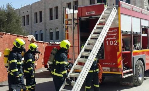 الدفاع المدني الضفة الغربية- ارشيفية