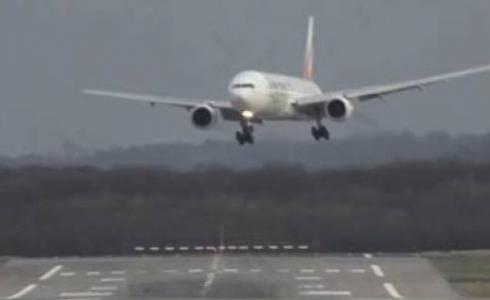 هبوط طائرة بشكل اضطراري في مطار بن جوريون