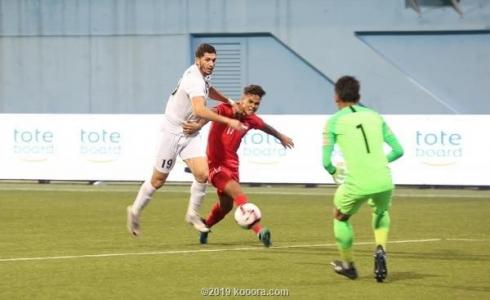 نتيجة مباراة فلسطين وسنغافورة اليوم