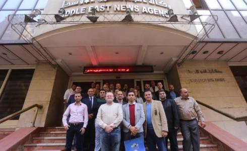 وفد اعلاميي غزة
