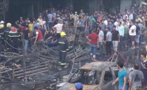 مكان التفجير فى بغداد