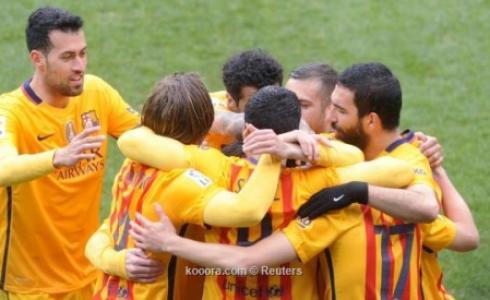 لاعبو برشلونة