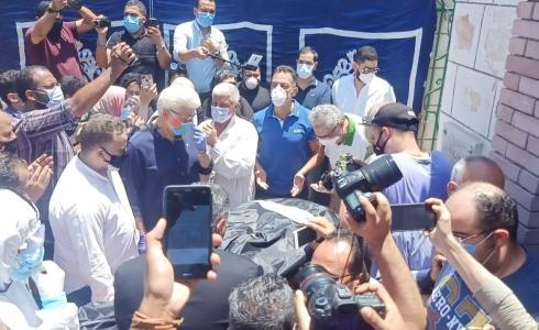 دفن الفنانة رجاء الجداوي والصلاة عليها في المقابر