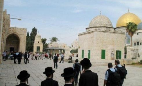 عملية اقتحام مستوطنين للمسجد الاقصى