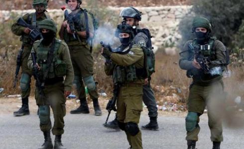 جنود الاحتلال الاسرائيلي يطلقون النار في جنين