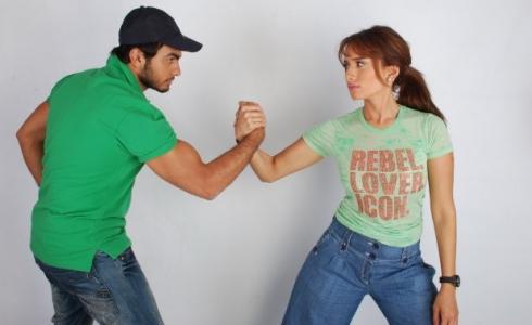 تامر حسني والفنانة زينة