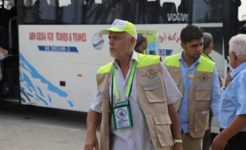 مغادرة الحجاج عبر معبر رفح