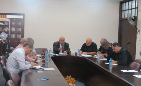 النائب العام بغزة خلال الاجتماع مع الجهات المختصة