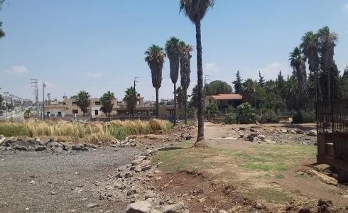 جفاف بحيرة المزيريب في سوريا