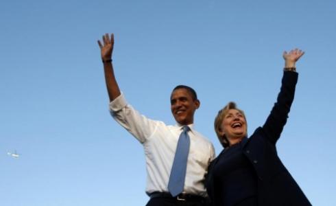اوباما وهيلاري كلينتون