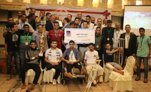 أمواج تكرم شهداء وجرحى مسيرات العودة وأبطال الثالثة