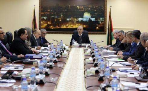 اجتماع مجلس الوزراء الفلسطيني في جلسته رقم 133