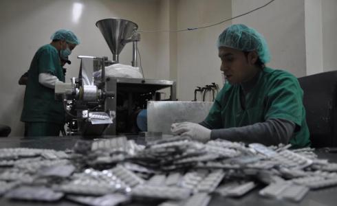 مصنع أدوية في غزة