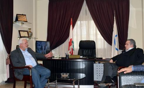 بلدية الرميلة تستقبل أبو العردات على رأس وفد من منظمة التحرير
