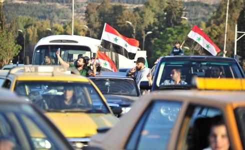 السوريون يخرجون للشوارع في دمشق