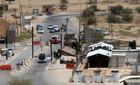 حاجز الحمرا بالضفة الغربية - أرشيفية