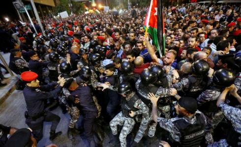 الاحتجاجات الجماهيرية في عمان الأردن 3 يونيو 2018