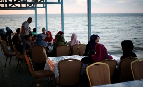 مطعم في غزة - أرشيفية