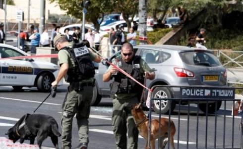 اجراءات الشرطة الاسرائيلية في مكان عملية القدس